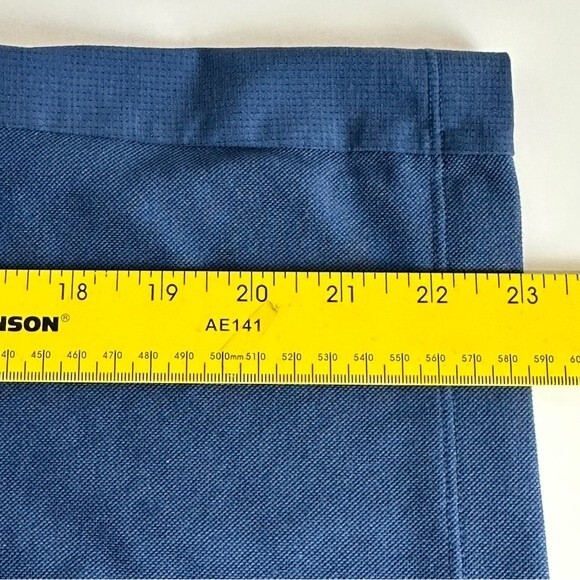 Uniqlo x Theory Blue Pique Slim-Fit Quarter-Zip Shirt XXS - Picture 6 of 8